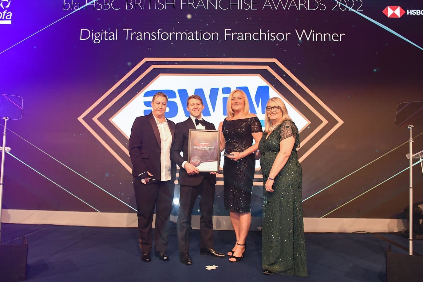 BFA Digital Transformation Award - Swimtime Team
